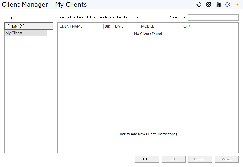 Managing Clients in KPNoX